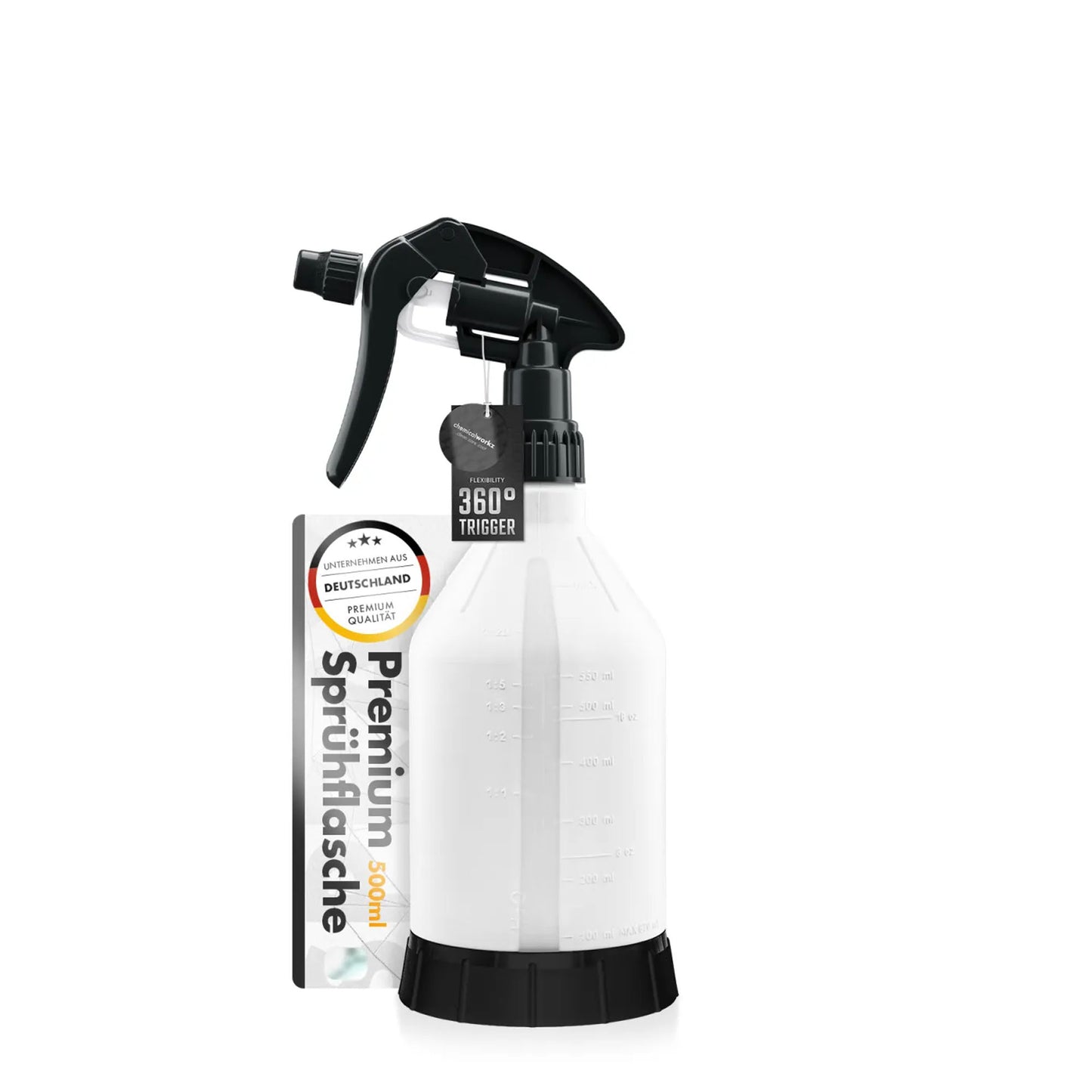 chemicalworkz 500 ml boca s 360° Canyon raspršivačem i skalom miješanja