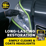 Meguiar's kit za obnovu farova bez alata s UV zaštitom i keramičkim brtvljenjem