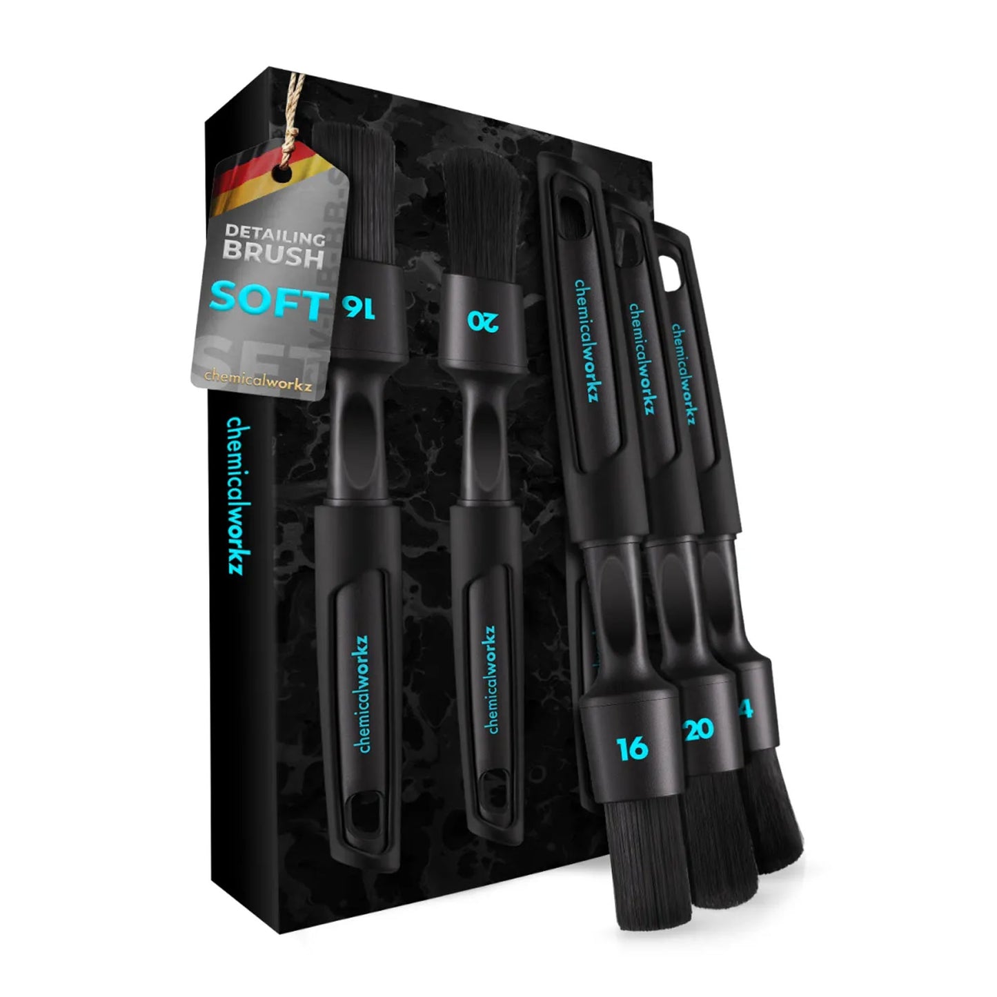 chemicalworkz Black Boar detailing kist set 16 20 24 mm