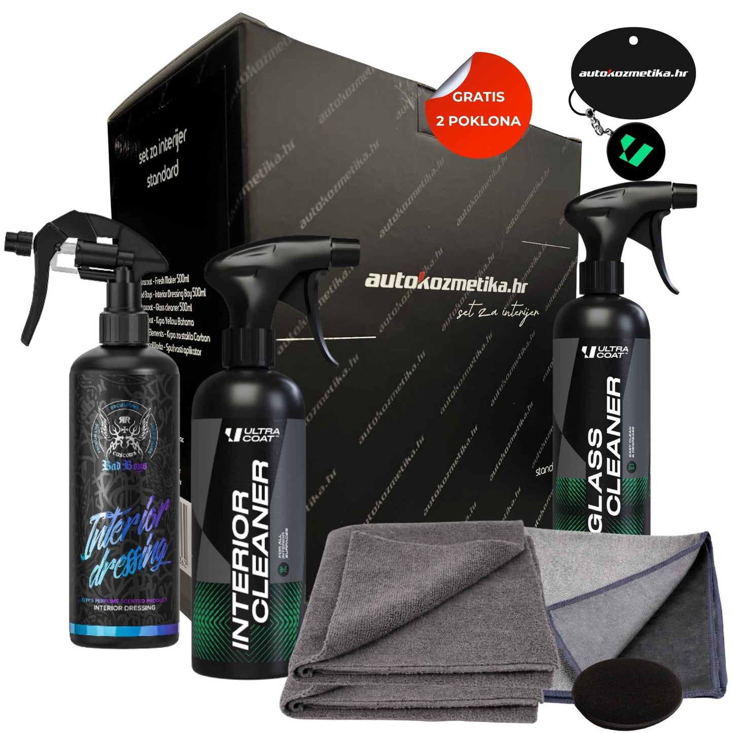 autokozmetika set za interijer automobila standard