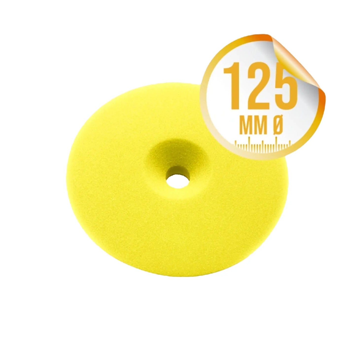 Liquid Elements spužva za poliranje Centriforce V2 – 125 mm žuta srednja