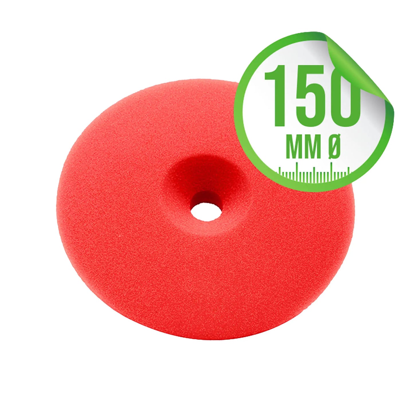 Liquid Elements spužva za poliranje Centriforce V2 – 150 mm crvena tvrda