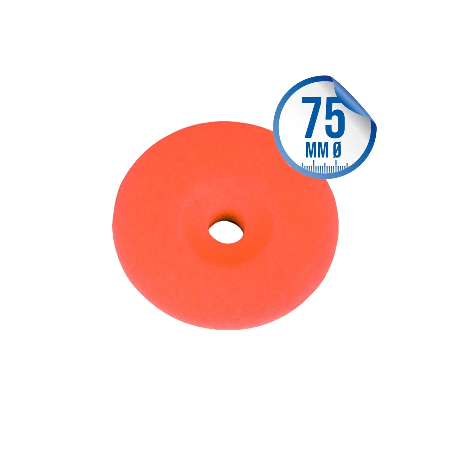 Liquid Elements spužva za poliranje Centriforce V2 – 75 mm crvena tvrda