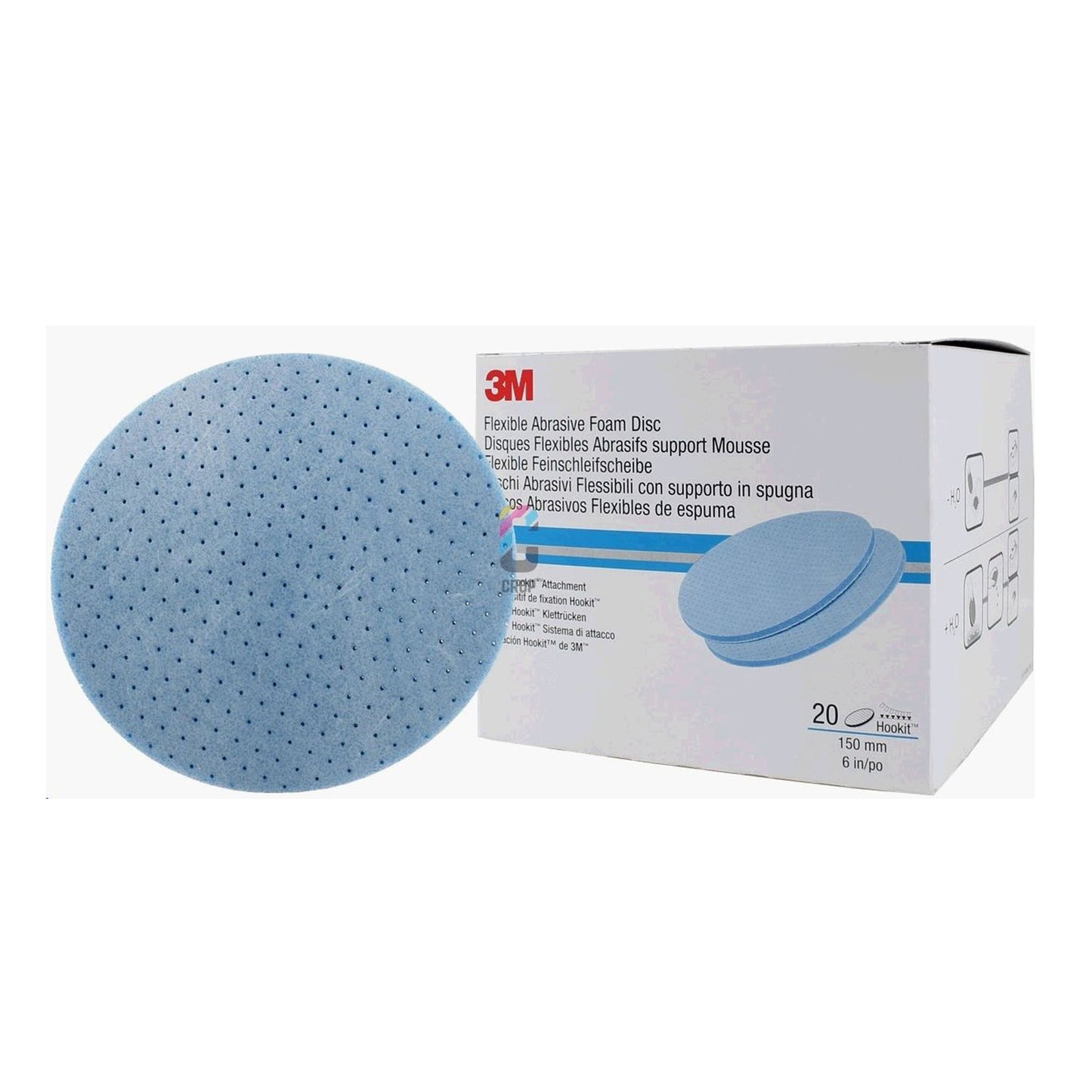 3M fleksibilni brusni disk – 150 mm – P2000