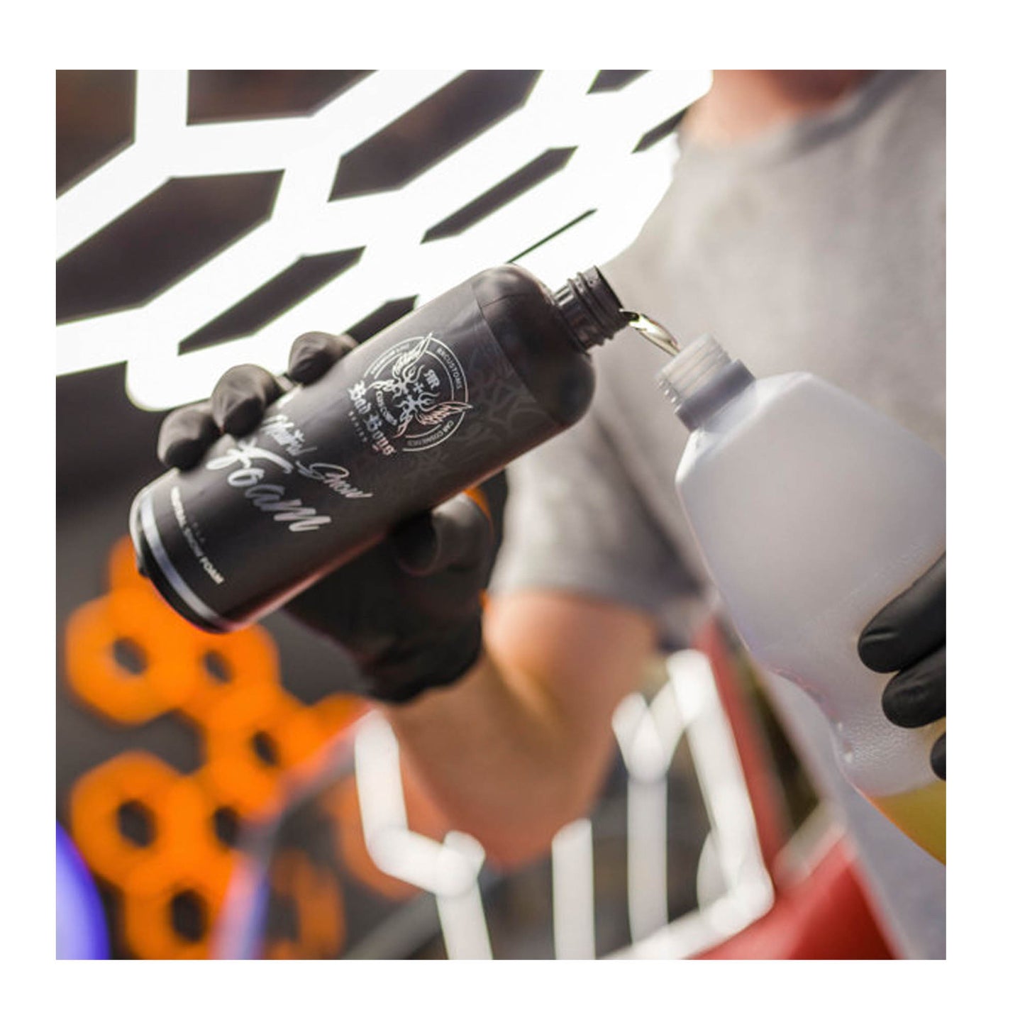 Bad Boys neutralna aktivna pjena Neutral Snow Foam – 500 ml sipanje pjene u pjenomat