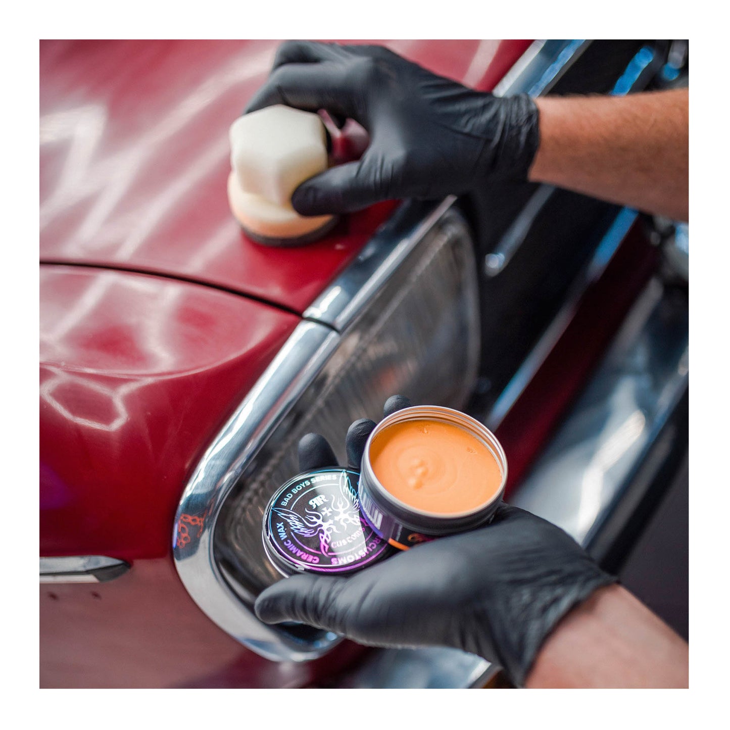 Bad Boys keramički vosak Ceramic Wax PRO – 100 ml aplikacija na lak