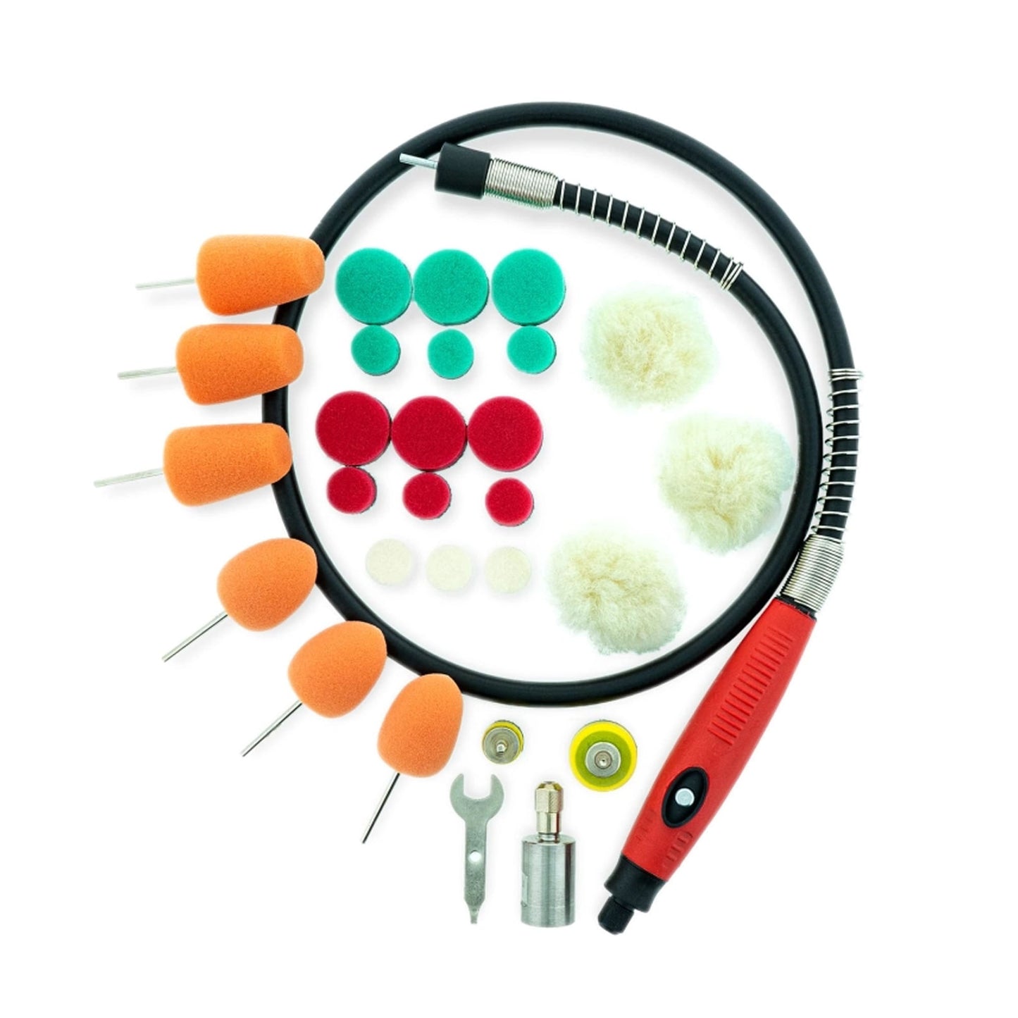 chemicalworkz mini set za poliranje s fleksibilnim vratilom 100 cm M14